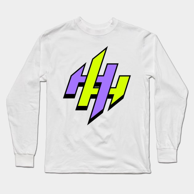 Hyper Hyena Monogram Long Sleeve T-Shirt by MOULE